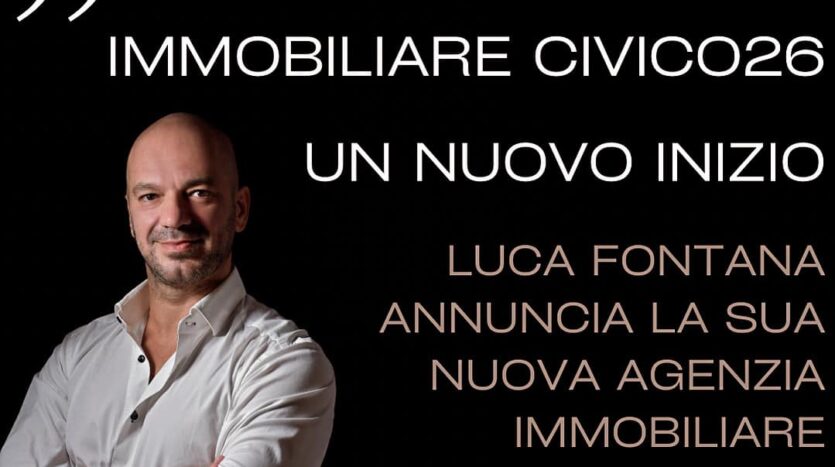 Luca Fontana - Nasce Immobiliare Civico26 a Montecchio Emilia